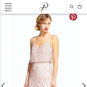 Art Deco blouson beaded gown